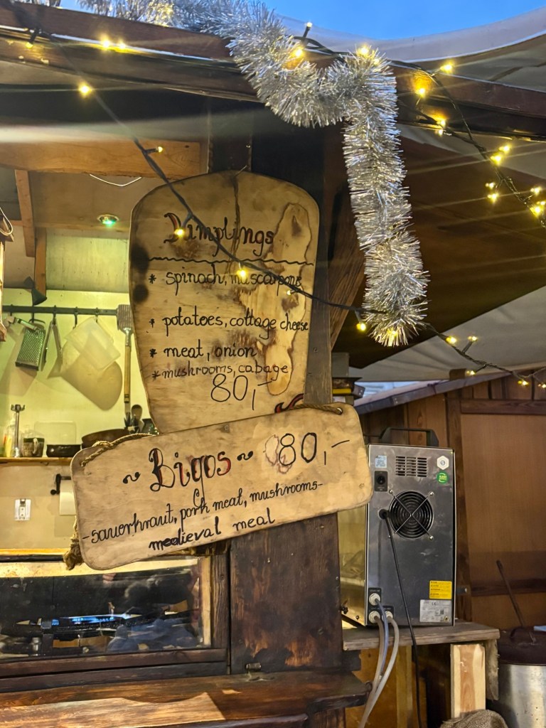 Polish Stall at Thorvaldsens Plads Christmas Market in Copenhagen