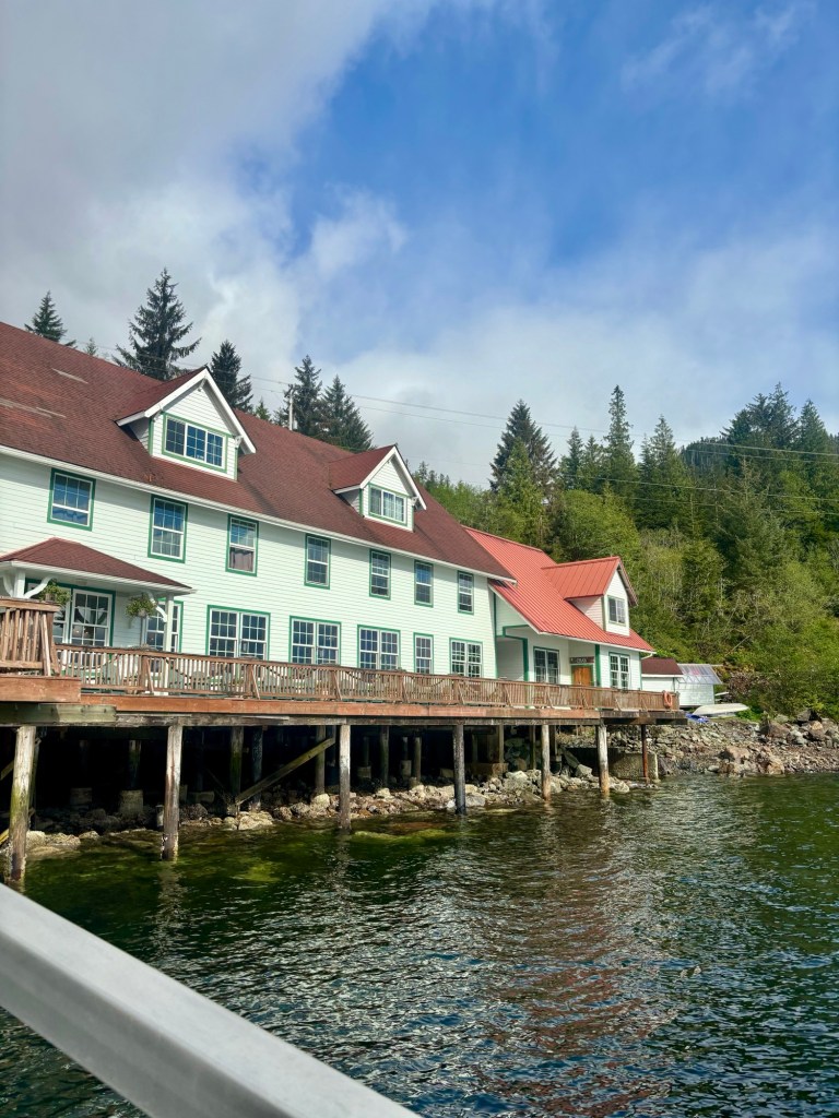 George Inlet Lodge front from the water