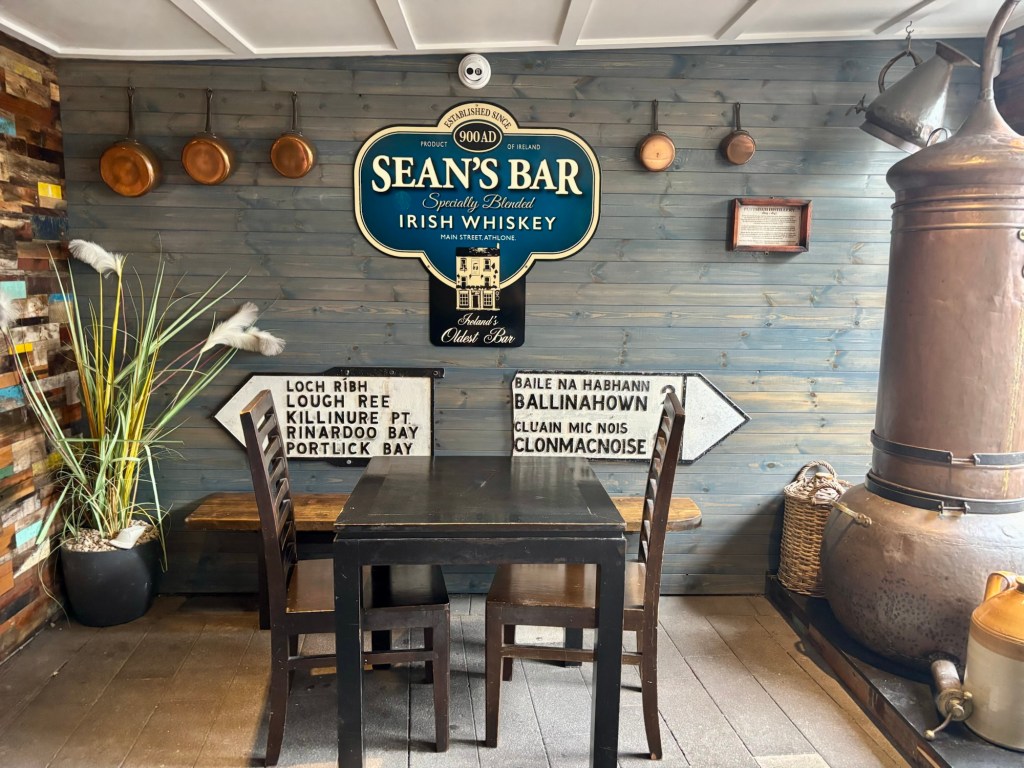 Inside Sean's Bar in Athlone, Ireland