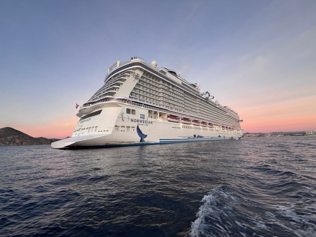 Norwegian Bliss in the Water