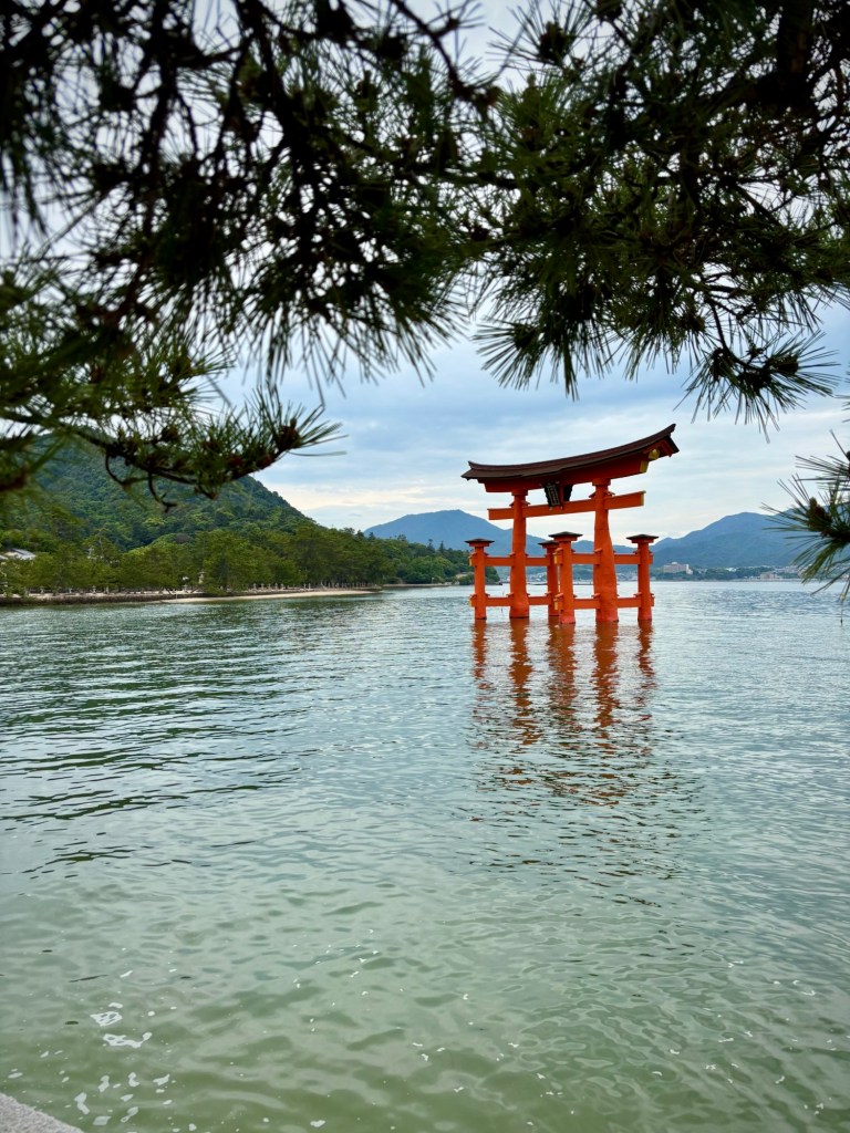 Floating Torii gate in Miyajima