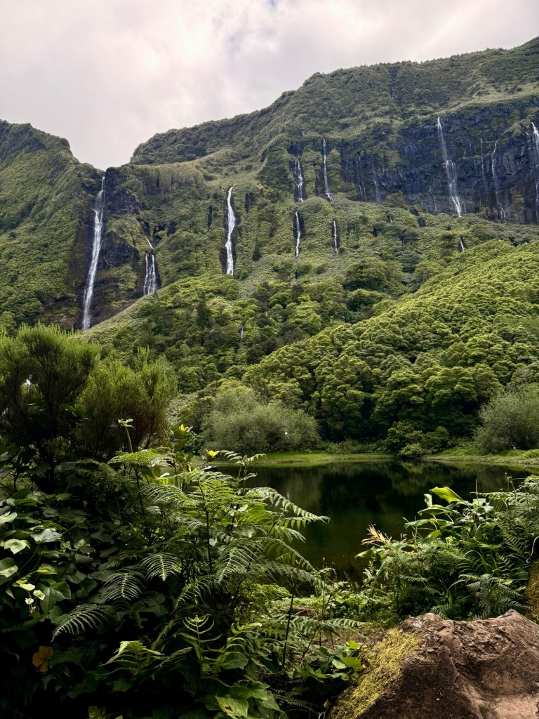 Cascata da Ribeira do Ferreiro, Flores Island, The Azores